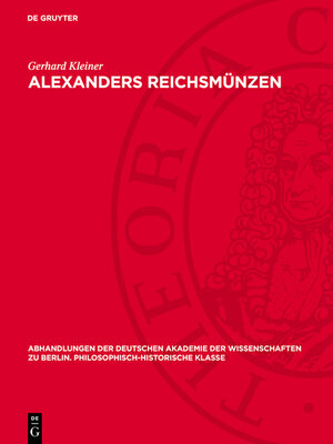 cover image of Alexanders Reichsmünzen